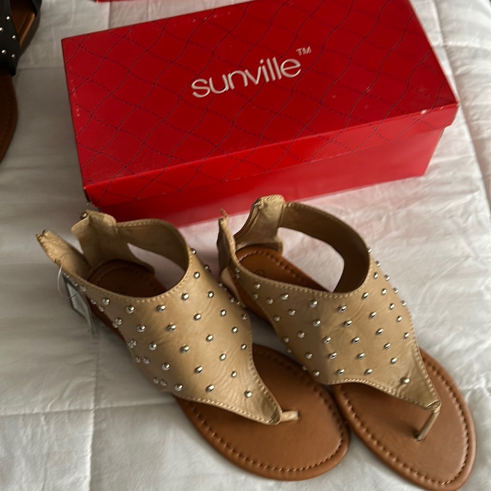 Beige Sandals 7
